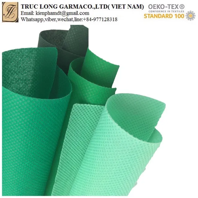 100% Virgin PP Non Woven Polypropylene Spunbond Nonwoven Fabric Rolls for Home Textile Bags