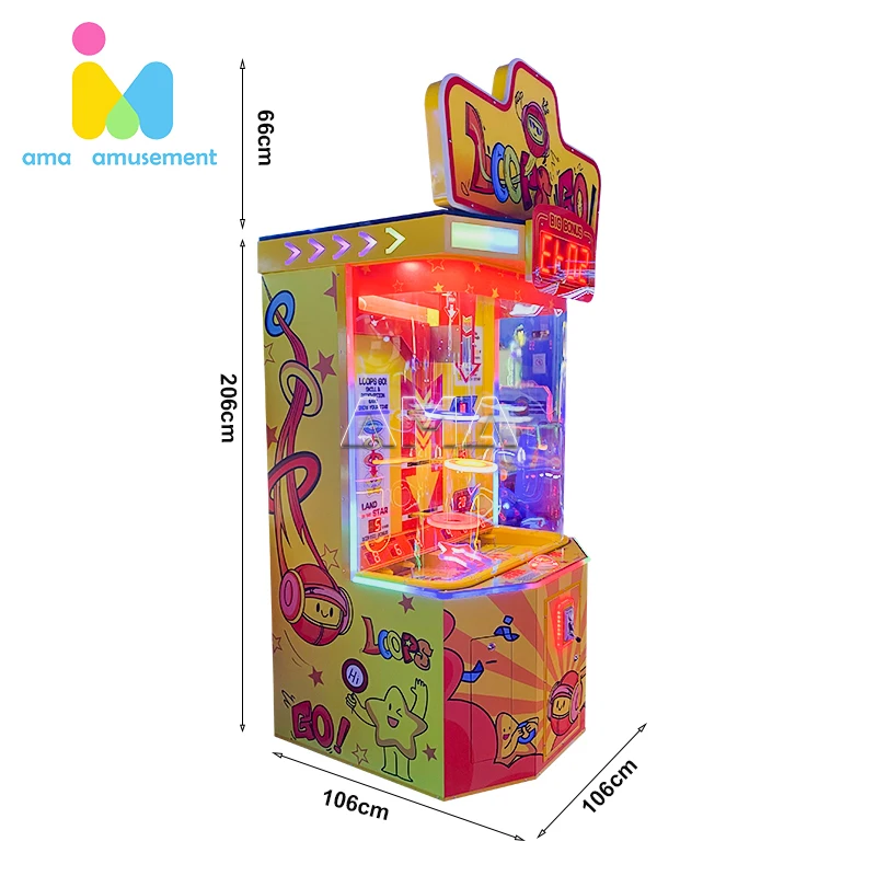 AMA Factory Price Coin Operated Big Bouns Coin Game Lottery Machine For Sale