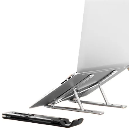 Портативная Регулируемая Алюминиевая Эргономичная подставка для ноутбука Регулируемая Складная подставка для ноутбука