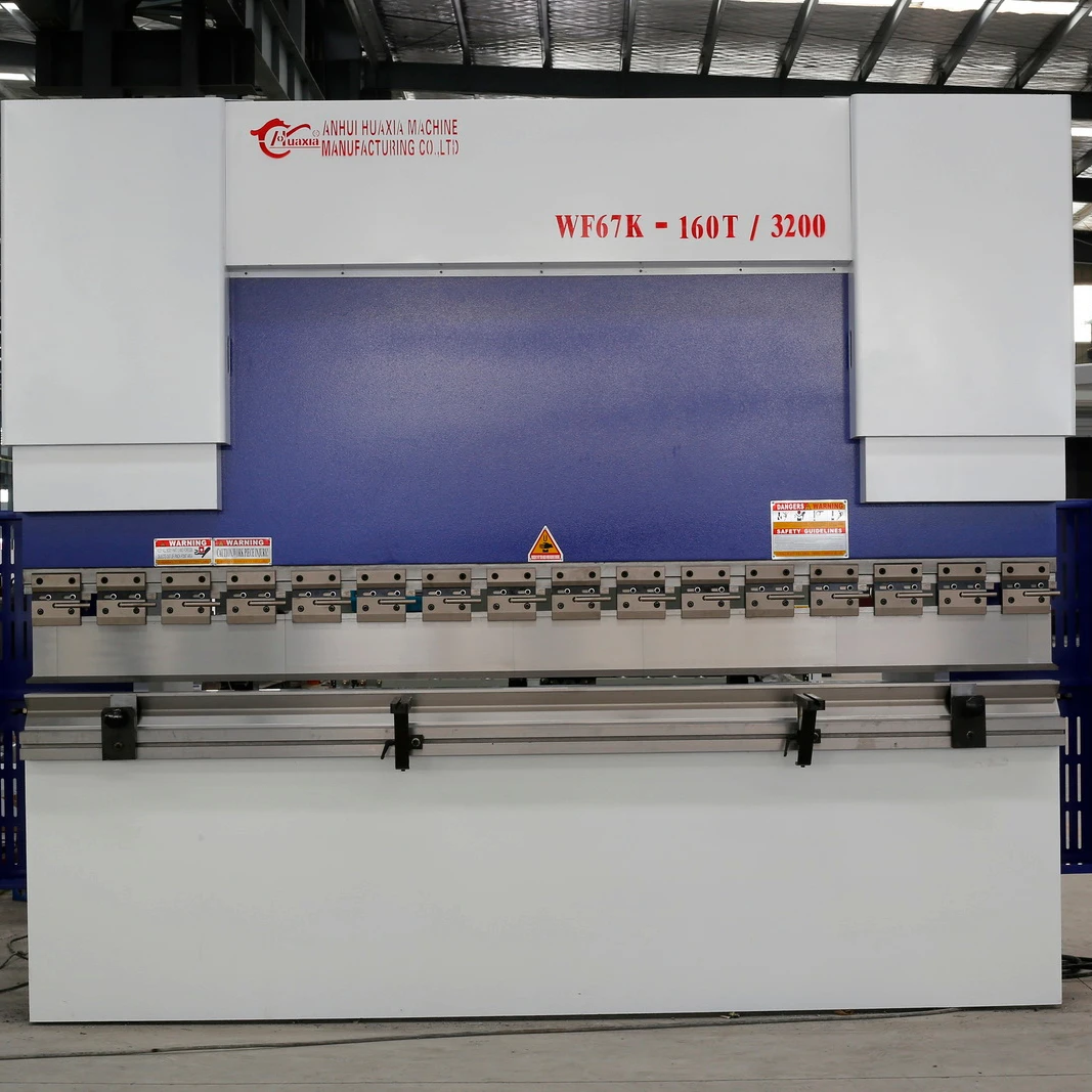 Huaxia NC high  Accuracy and cost performance 80T/2500 NC steel plate hydraulic press brake with E21 controller