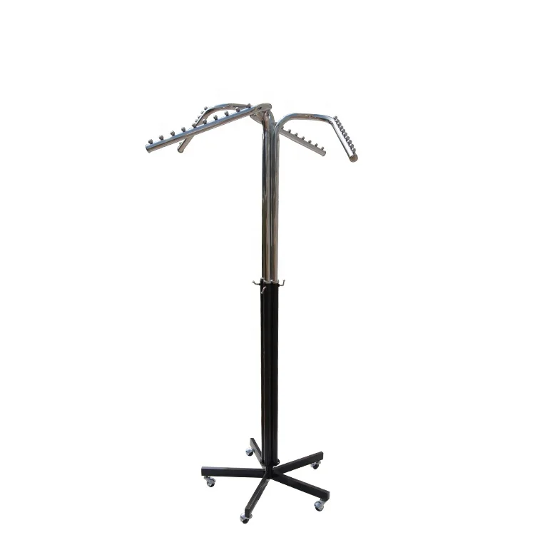Display equipments metal clothes racks and stands granite display rack