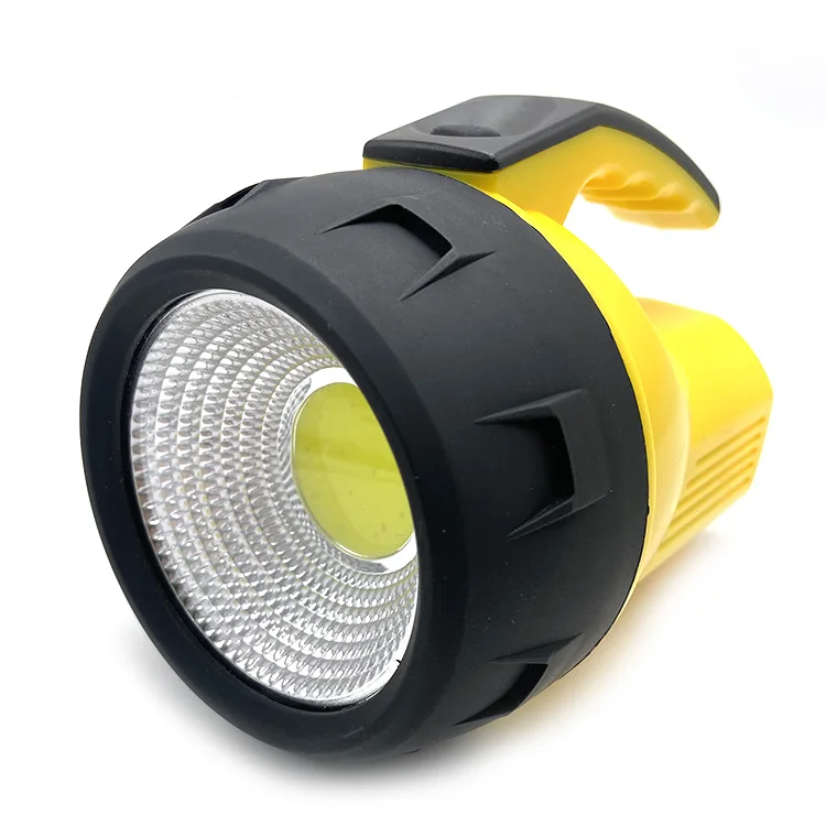 High Power COB Super Bright Emergency Lighting Car Maintenance Tool Light 4xAA Spotlight Hand Lamp Handheld Led Work Light