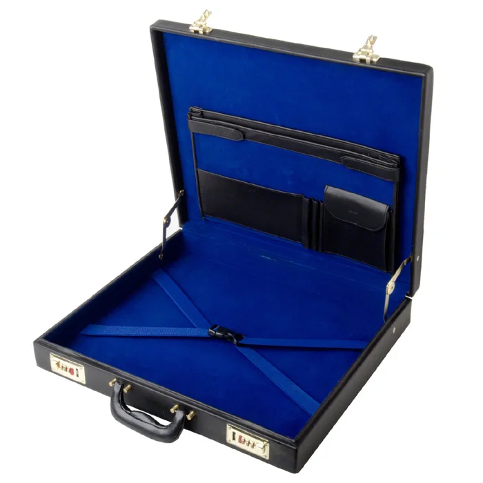 Brand New Masonic Leather Grand Rank Regalia Case lodge Regalia briefcase