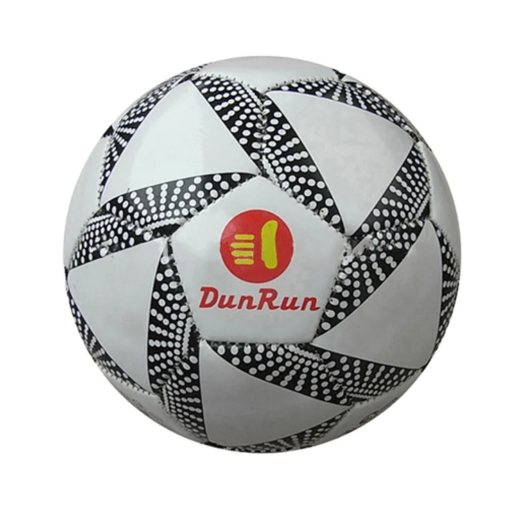 ПВХ кожа прошитый машиной футбольный мяч