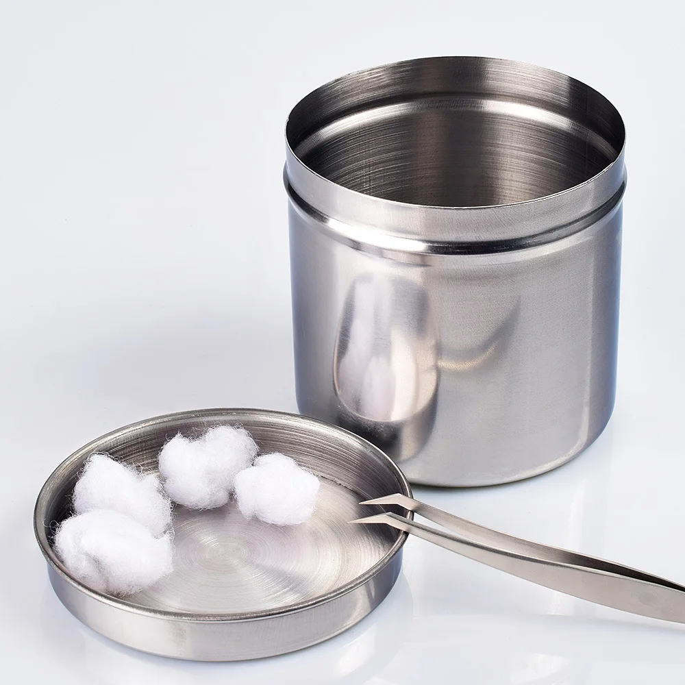Steriliser Container Medical Cotton Ball Gauze Dressing Medical Stainless Steel Sterilizer