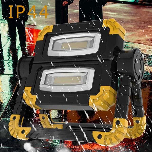
High Quality Super Bright 900 Lumen 20W COB Flood Light USB Battery Waterproof Led Work Light Factory Direct Sale 