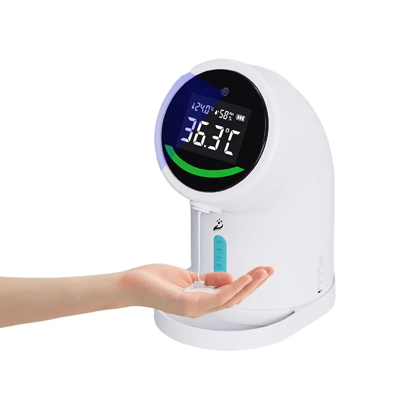 
2020 New Product Touchless Automatic Spray Ethyl Alcohol Hand Sanitizer Dispenser Sale Custom White 