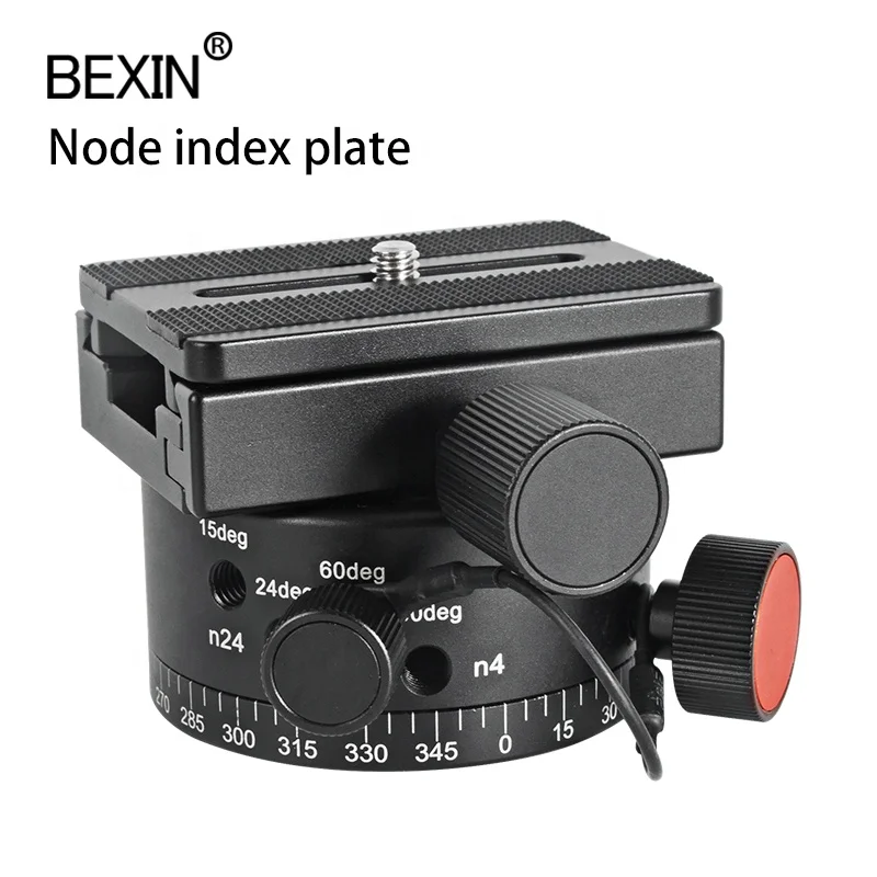 BEXIN Профессиональная фотография алюминиевый панорамный узел индексная пластина быстросъемный Зажим адаптер для штатива шаровая Головка