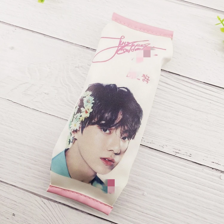 Kpop Bangtan Boys Blackpink V JK JIMIN JIN JH RM SUGA Canvas Storage Bag Pencil