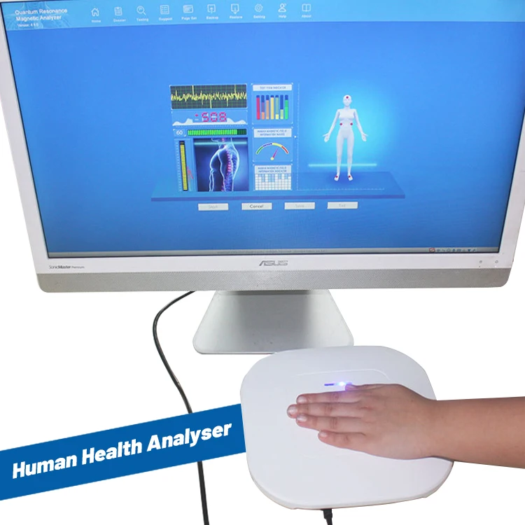 Hand Touch the Latest 10th Generation Infrared Induction Quantum Diagnostic Machine Magnetic Resonance Health Analyzer