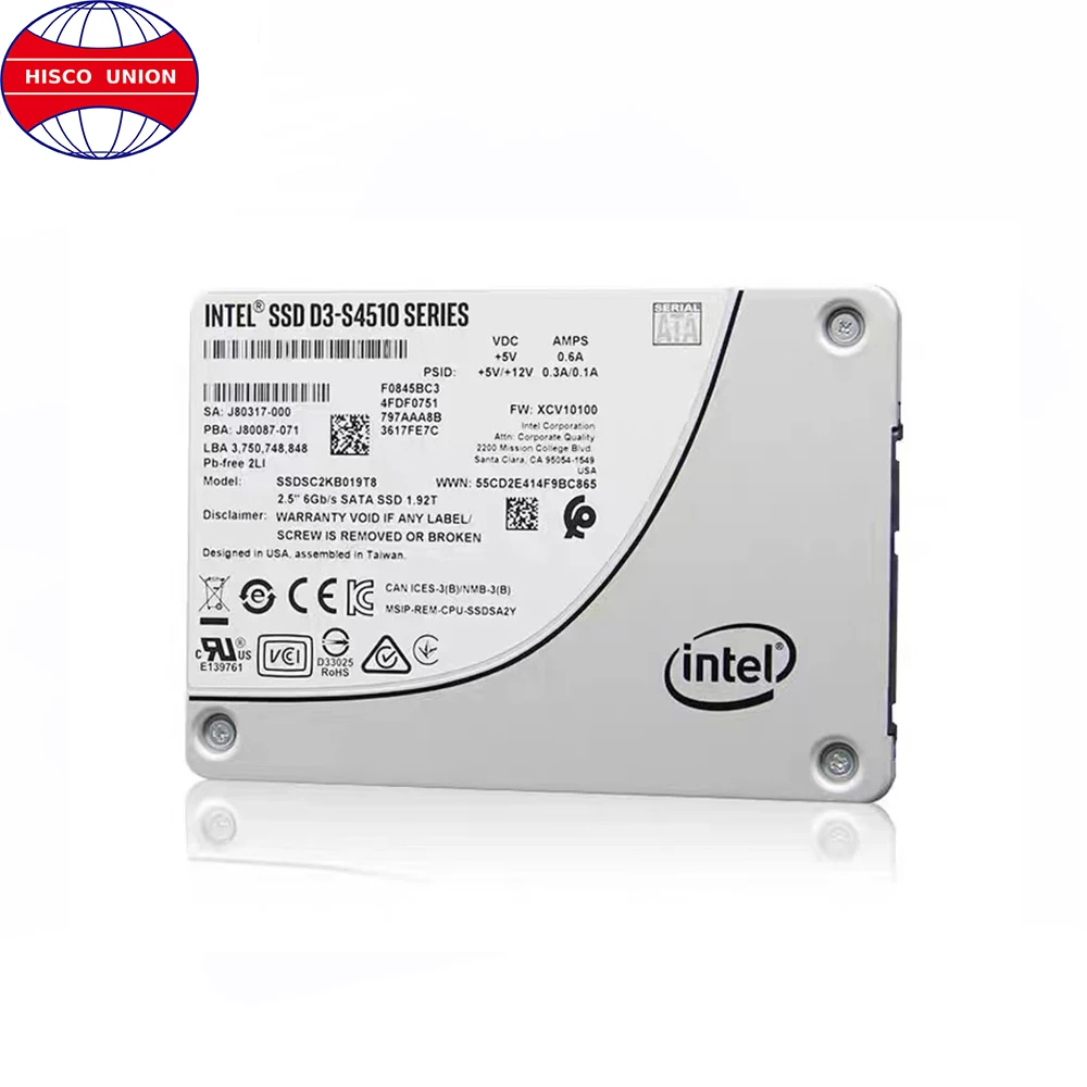 Brand new S4610 960G SSDSC2KG960G801 2.5' SATA Solid State Drives 5.001 Reviews