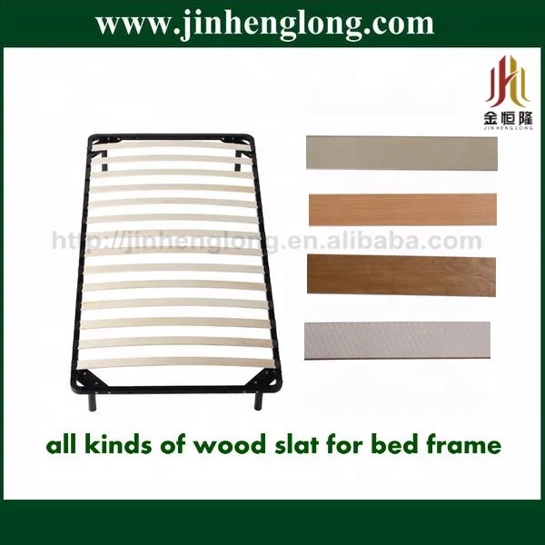 Bent wood  bed slats with cover paper