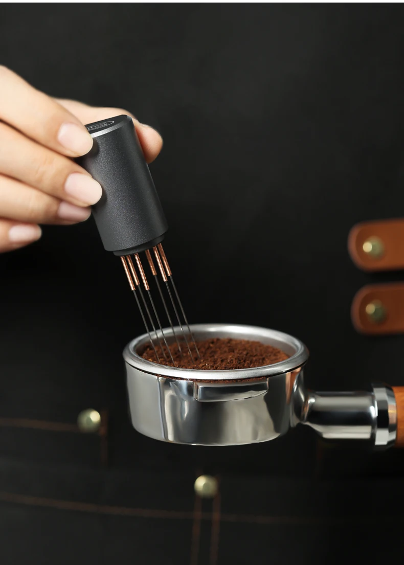 zeroHero Thunder Espresso Coffee Stirrer WDT Distribution Tool 6 pin Coffee Stirring Needle