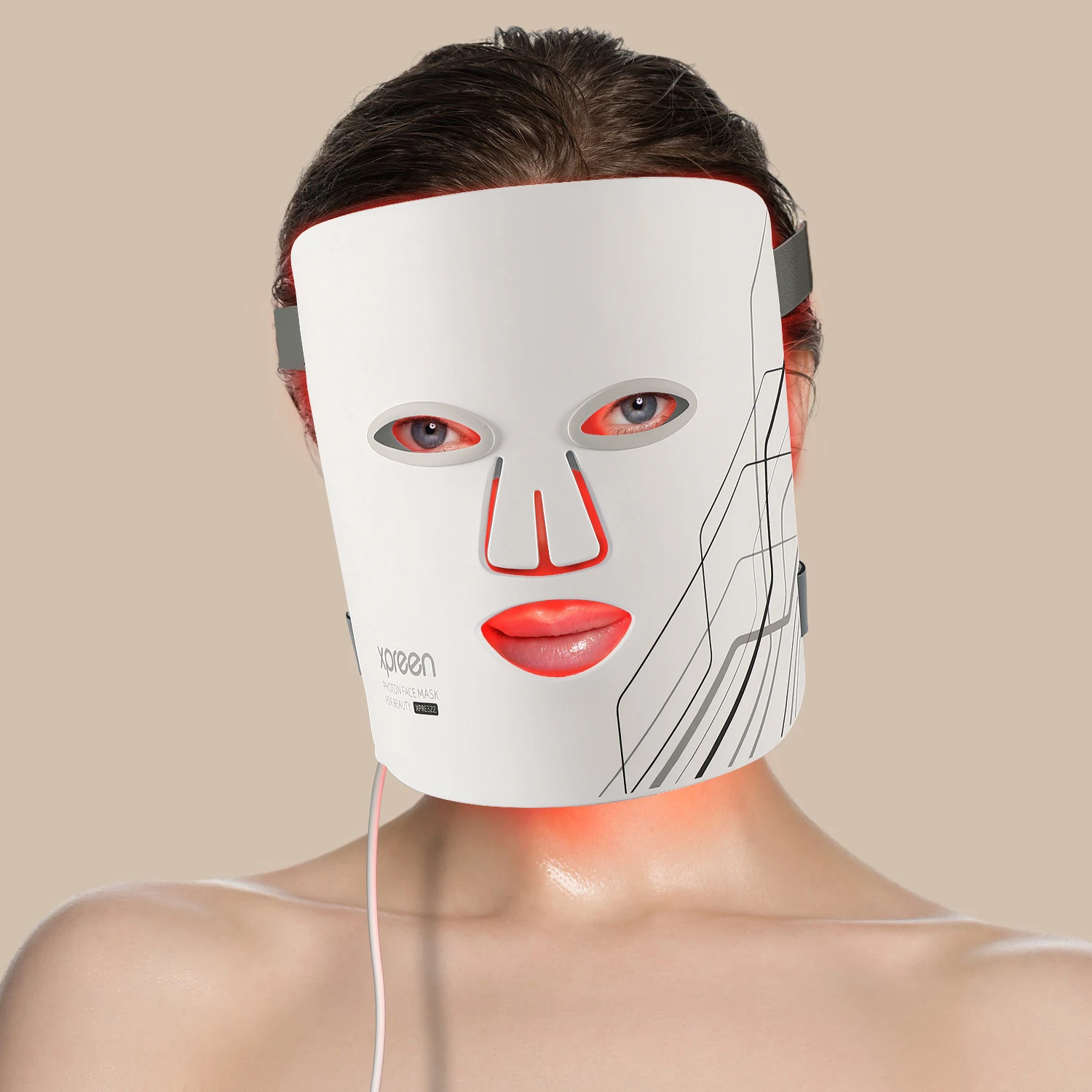 2024 Best LED Face Masks Blue Red Light Therapy For Powerful Anti-ageing Made by Silicone Material