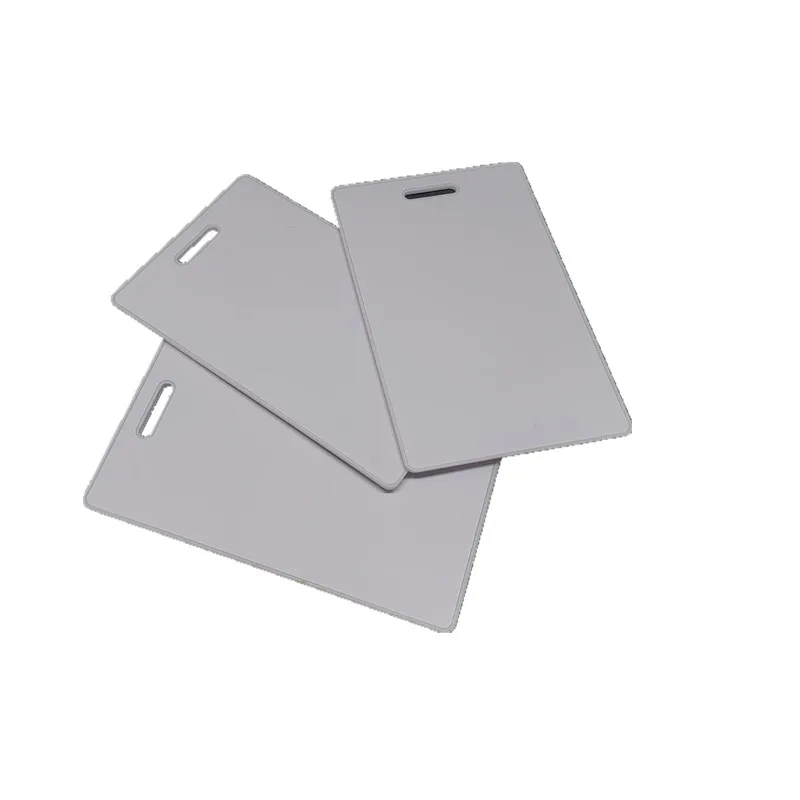 125KHz RFID T5577 ID White Card Clamshell Thick Door Access Control Proximity RFID Card
