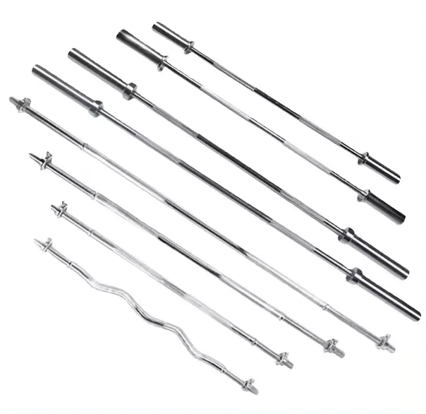2024 Hot Sale Ceramic Coated Straight Curl Barbell Rod Heavy Weight Lifting Training Barbell Power Bar