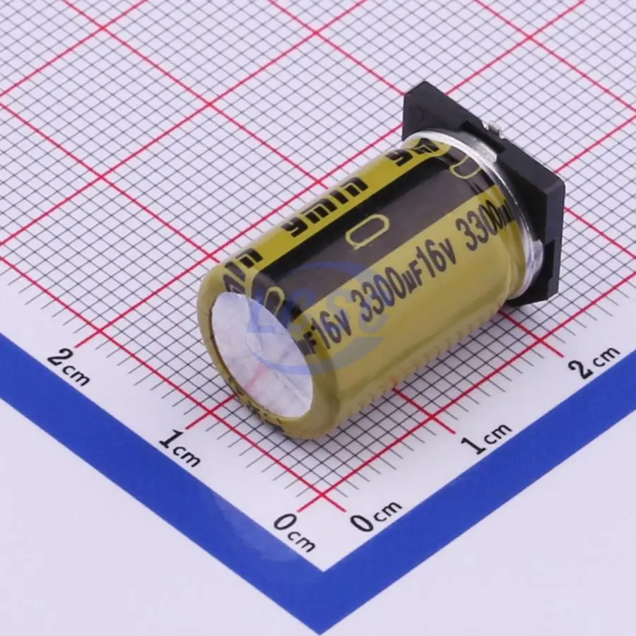VKML2101C332MV -55 ~ + 105 10000hrs 105 16V 3300 мкФ 2.9A 100 кГц 120% 12,5 мм 21 мм для поверхностного монтажа, 12,5x21 мм алюминиевые электролитические конденсаторы