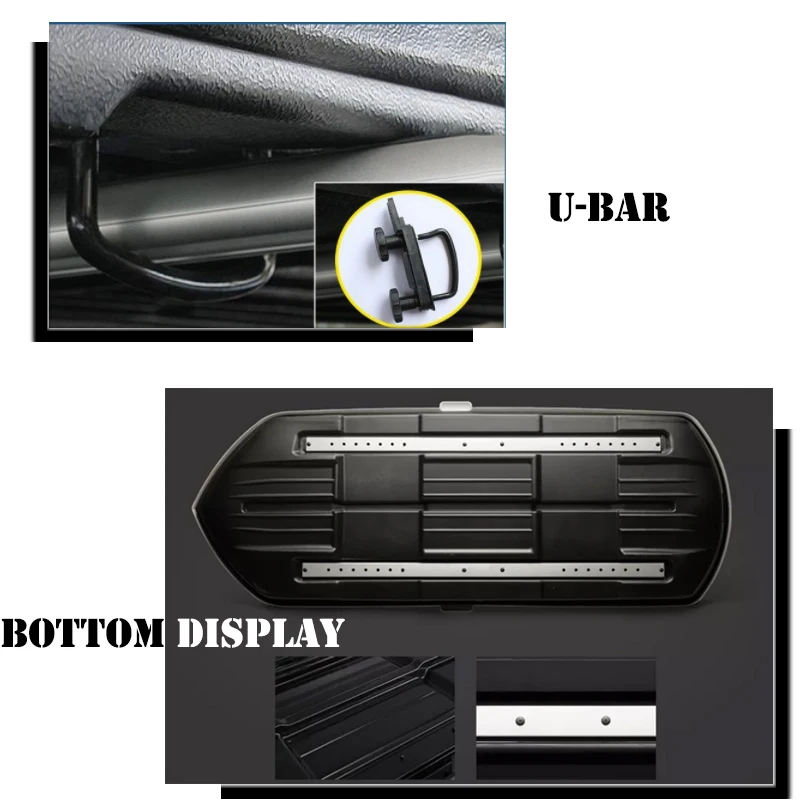Sales Wholesale OEM Universal UV Protection Shelf Roof Rack Car Roof Box ABS Different Volume Roof Storage