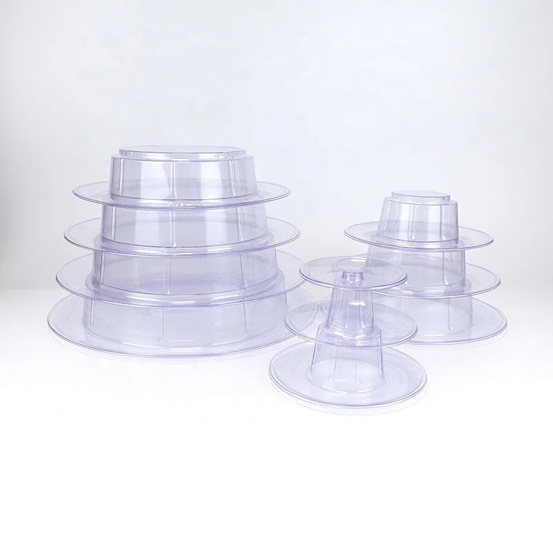 10 Tiers Macaron Cookie Chocolate Clear Plastic Tower display stand packaging