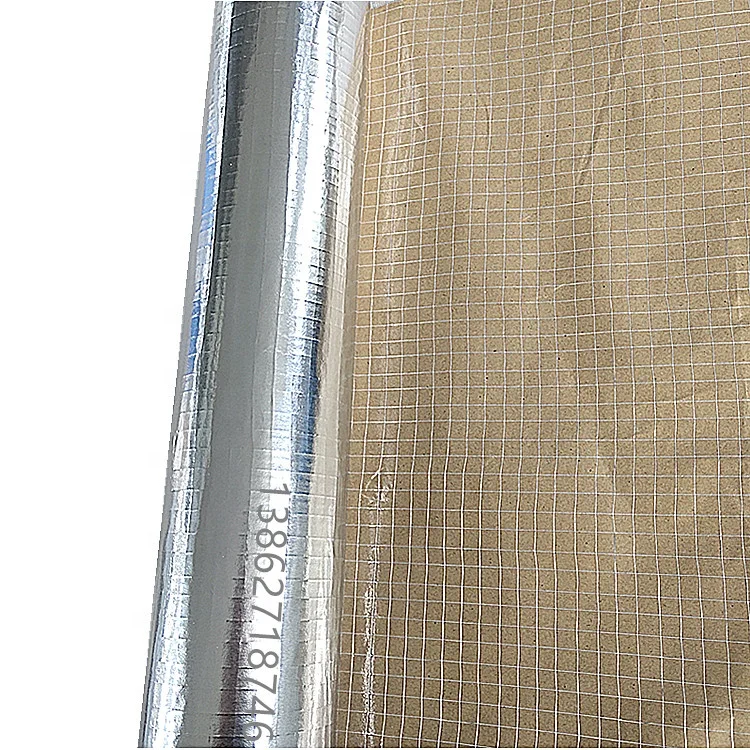 Reflection insulation membrane/110gsm waterproofing membrane heating torch/Aluminum foil + kraft paper