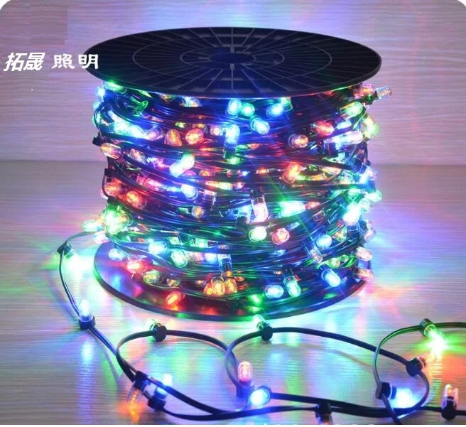 Brand 100m 12v diwali lights wholesale christmas lights guirlande lumineuse 666 led luces de navidad
