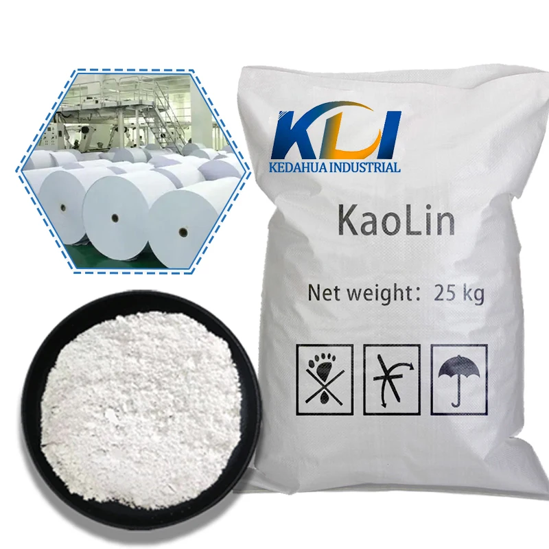 High whiteness and high brightness kaolin powder white natural raw kaolin clay white kaolin clay