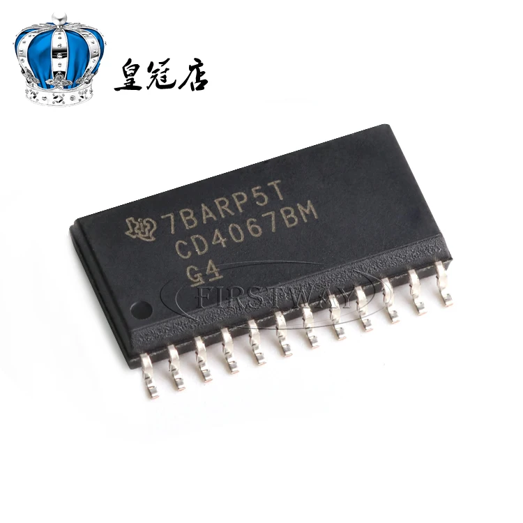 Multiplexer Switch ICs CD4067BM96 SOIC-24 5 V to 18 V SMD/SMT IC MUX/DEMUX 1X16 24SOIC Original in Stock