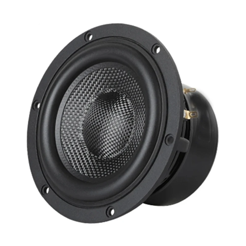 Samtronic 5.25 Inch Bass Speaker 60W Woofer Unit HiFi Aluminum Ceramic Black Diamond Cast Booksheft Home Theate