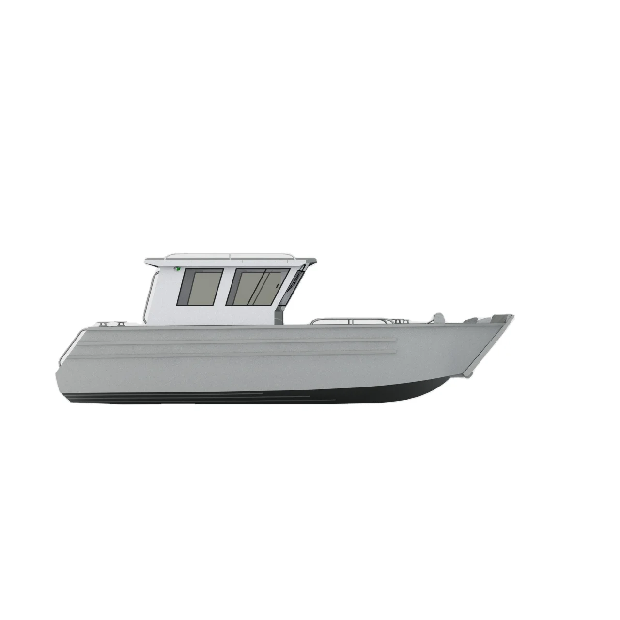 7.9m 26ft Aluminum Cabin Cargo barge work boat for sale