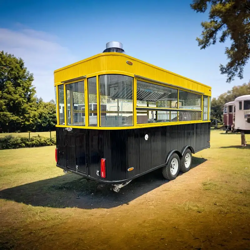 Available Fast Food Trailer /Food Truck, Street Food Cart Trailer in stock