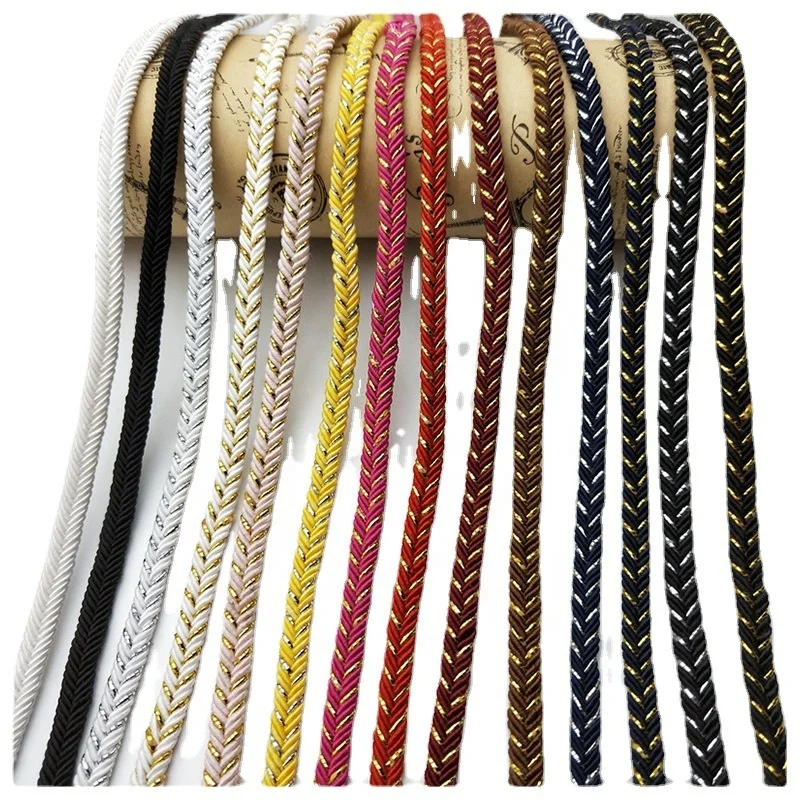 Factory made flat tubular braided cotton rope string hoodie drawstring round draw cord string for garment shoelace