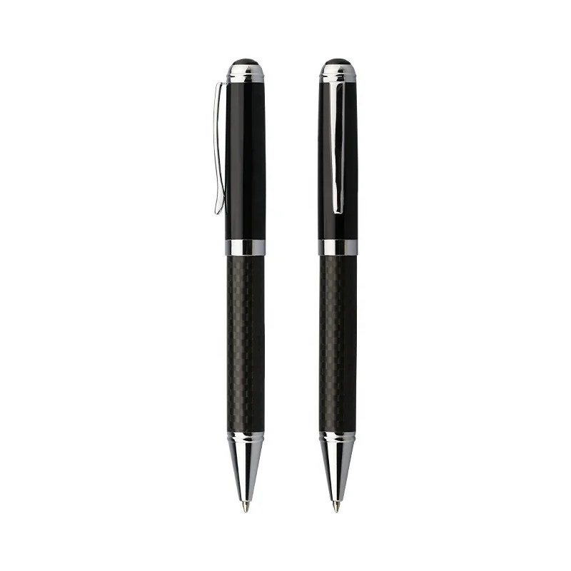 Business Ballpoint Pens Writing Set Smooth Writing Carbon Fiber Roller Ball Pen for Personal Signature, Office,Executive
