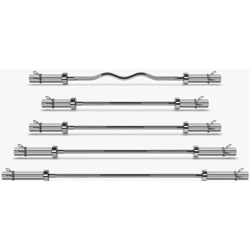 EZ Curl Bar 47 Inch Alloy Steel barbell Bar Home Gym Curling Bars with Bushings