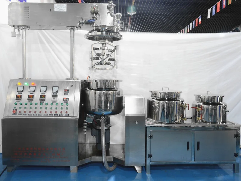 Vacuum Defoaming Mixing Machine, Stainless Steel Vacuum Homogenizer Cream Mixer, Stable Cosmetic Homogenizer