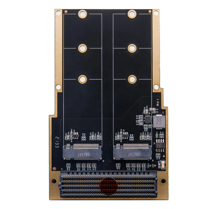 ALINX FH1402 FMC HPC интерфейс к SSD NVM 2-канальный M.2 интерфейсный адаптер плата FMC Дочерняя плата для FPGA плата