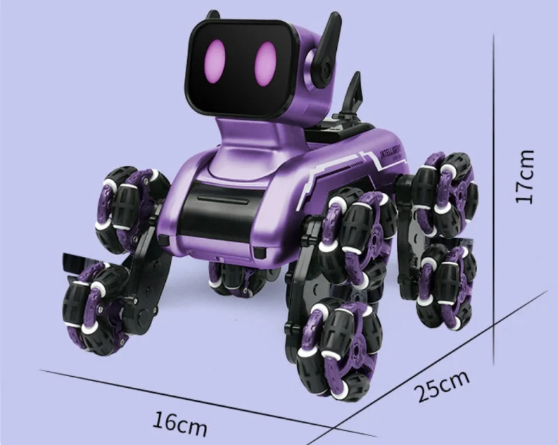 RC robot Intelligent puppy style dog with smart watch induction control for Kids radio control toys for boys Electronic Pet toys