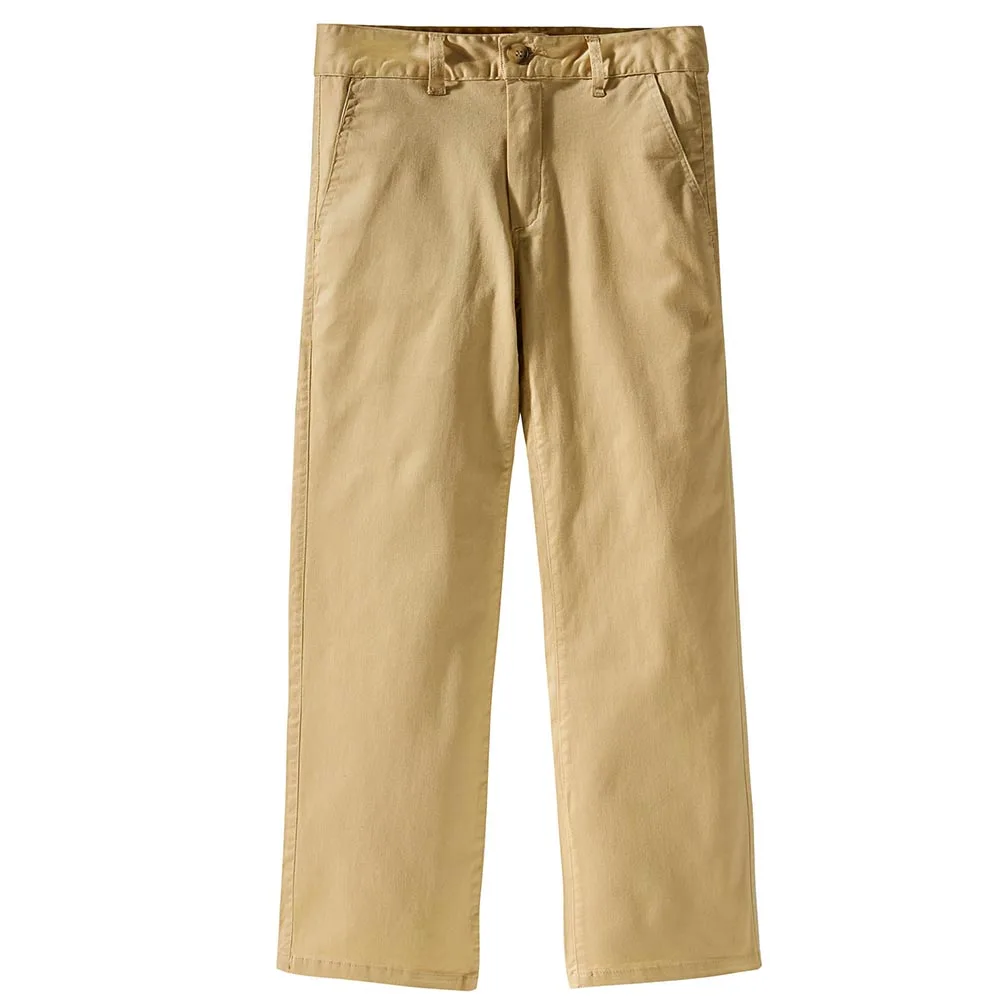 Custom Design Boys Chino Pants Chino Classic School Uniform Twill Cotton Chino Boys Long Pants For Children