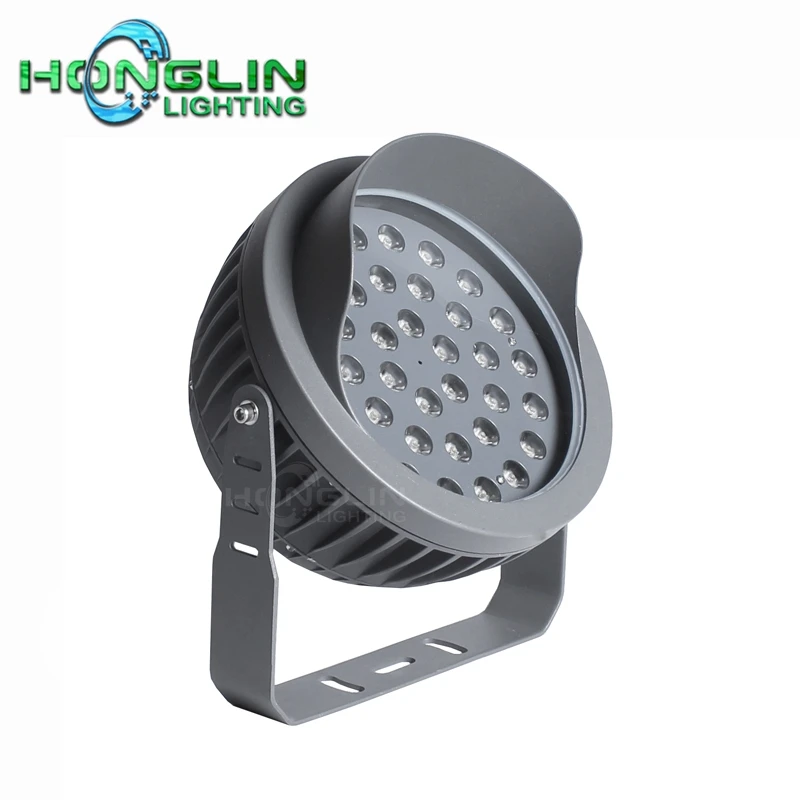 Park building outdoor RGB DMX spotlight 6W 12W 18W 24W 36W led floodlight