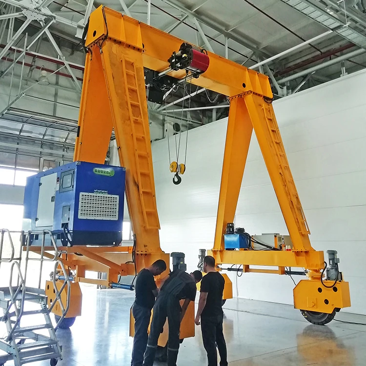 Material Handling Crane Straddle Carrier Single girder Lift hydraulic Electric Straddle Carriers For Indoor/Outdoor