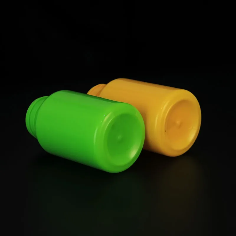 250ml 8OZ PET Protein Pill Tablet Capsule Container Medical Vitamin Pink Plastic Bottle With Turn the lid