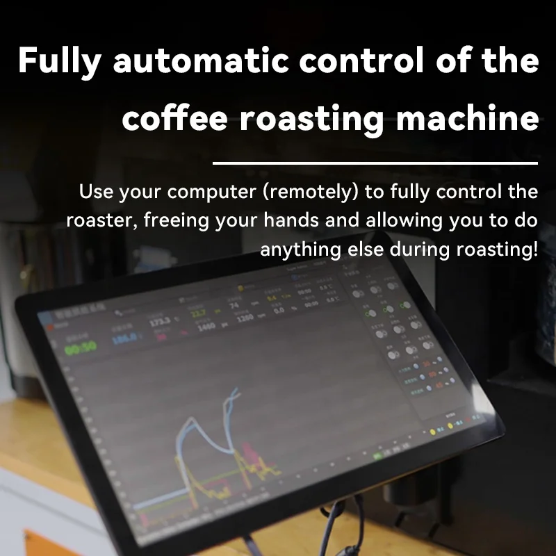 Yoshan Full Automatic 1.5kg Smart Commercial Home Industrial Caf Tostador Tostadora De Cafe Roasting Machine Coffee Roaster