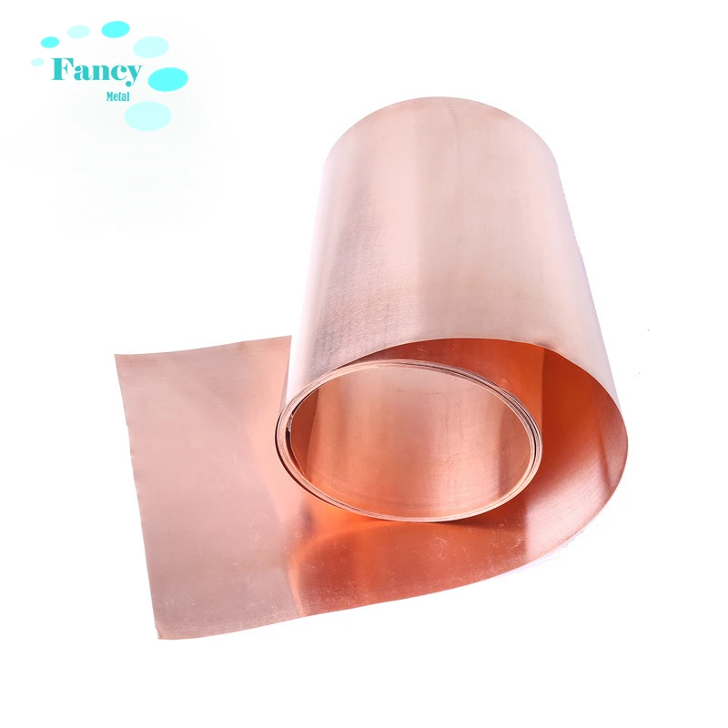 Customized Thick Factory Brass 0.1mm~200mm Non-alloy OEM/DOM 99.9% Brush Hard Copper Sheet Roll 0.1 Mm Copper Foil Copper Plate