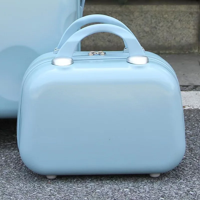 Hand Gift Portable Makeup Case Mini Suitcase Girls 14 Inches Small Fashion Travel Storage Box