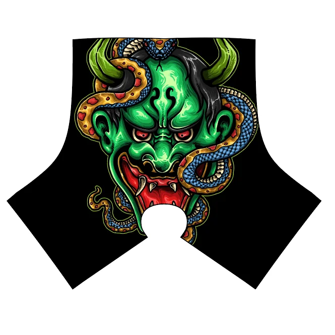 personalized cool custom evil face design cleat covers spats shoes covers