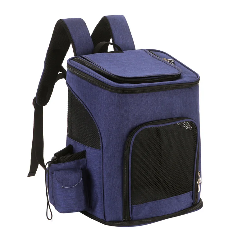 OEM and ODM custom logo small dog carrying bags pet carrying back pack dog carrier backpack