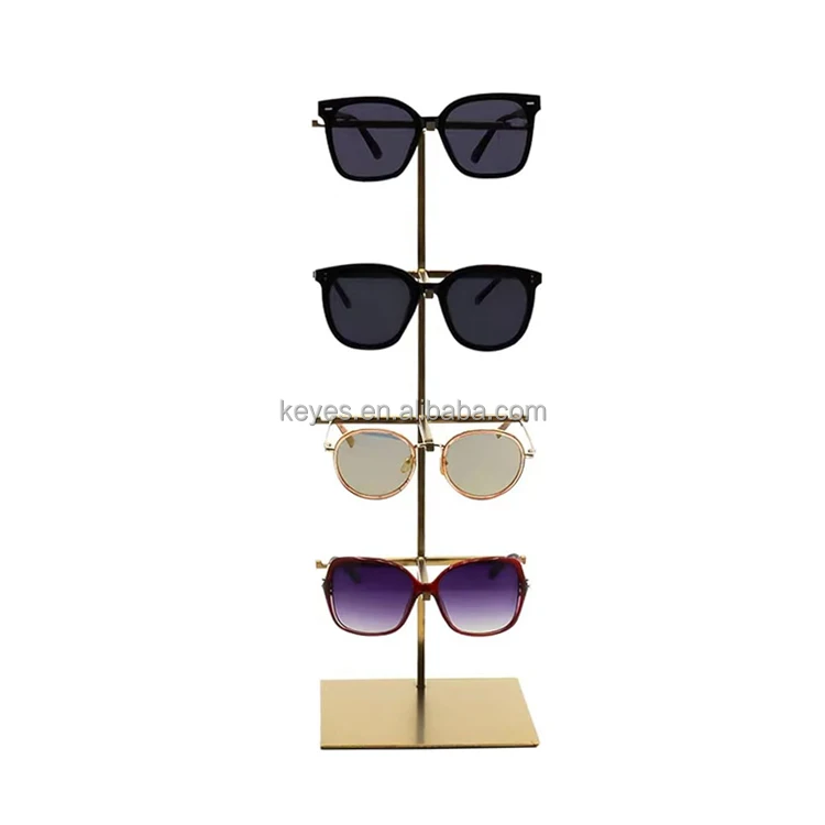 Metal Sunglasses Display Stand Modern 5-Tier Retail Eyewear Holder display racks Commercial Countertop Sunglass Organizer Shelf