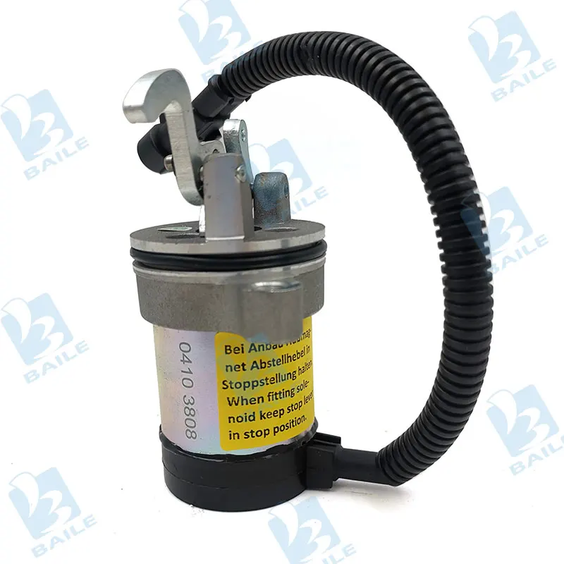 24V Shut Down Solenoid 0410-3812 0410-3808 04103812 04103808 for Deutz F3L F3M F4L F4M 1011 2011 Diesel Engine