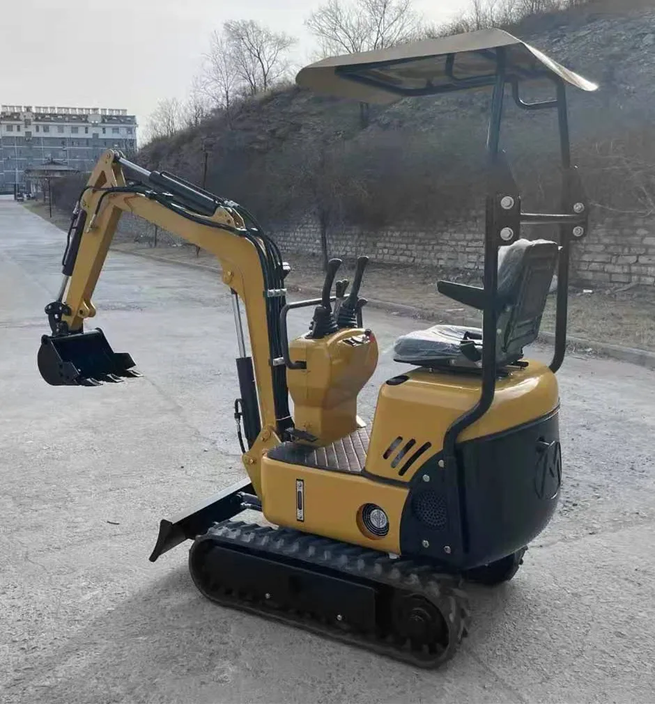  Недорогой гусеничный экскаватор CANMAX 0 8 тонн 1 тонна маленький EX9008 мини-экскаватор на