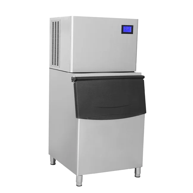 
Commercial Automatic Ice Cube Maker Household Portable Electric Ice cubes Making Machine 250kg/24H Coffee Bar 