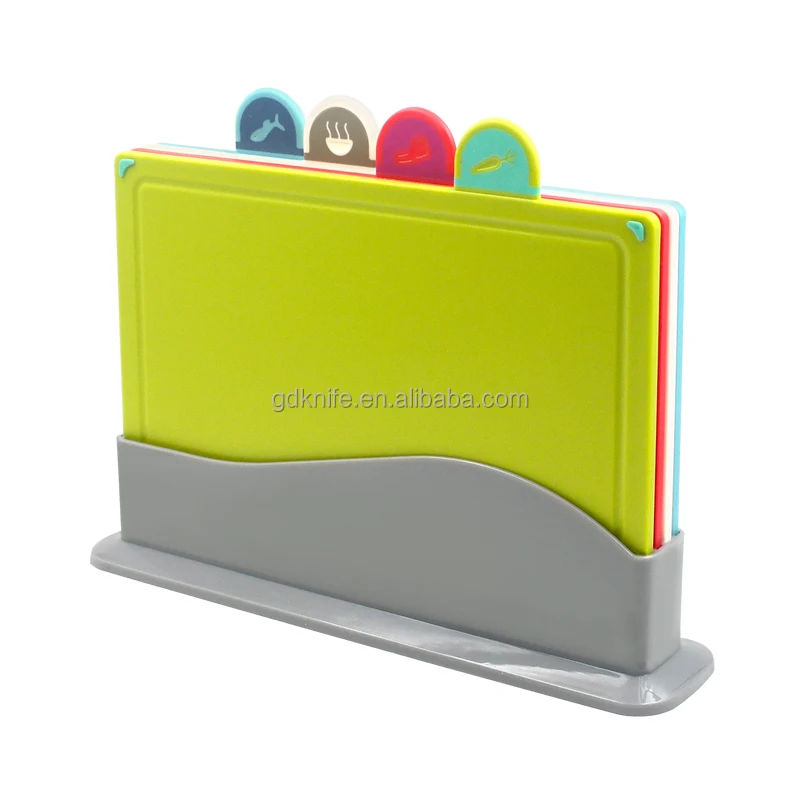 Food Safety Plastic Chopping Board Blocks Inserts Fish Meat Vegetable Cut For Kitchen Cheese Cutting Board Set
